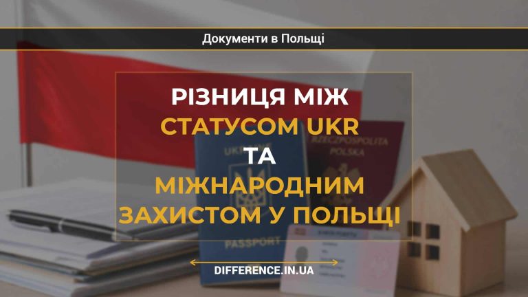 Різниця між статусом UKR та міжнародним захистом у Польщі