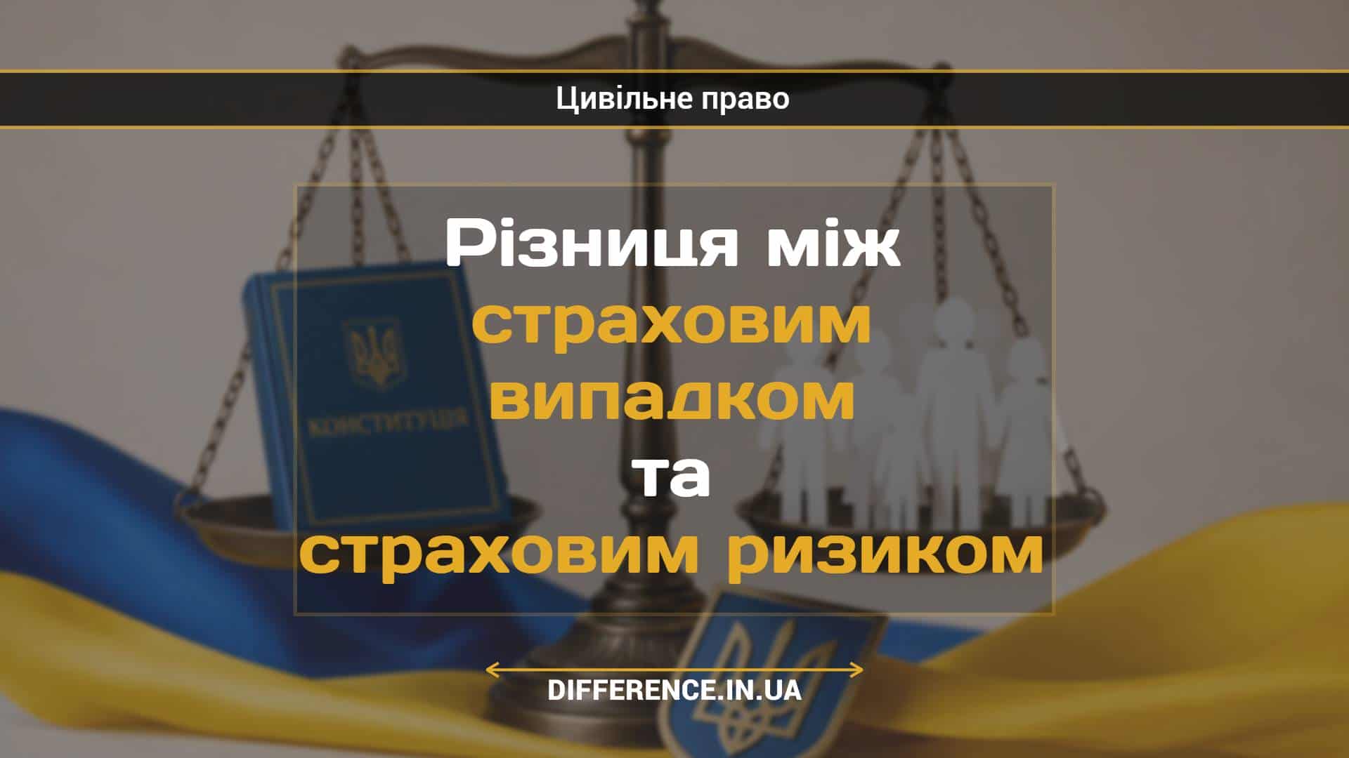 Різниця між страховим випадком та страховим ризиком