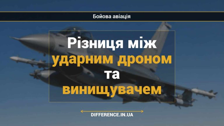 Різниця між ударним дроном та винищувачем