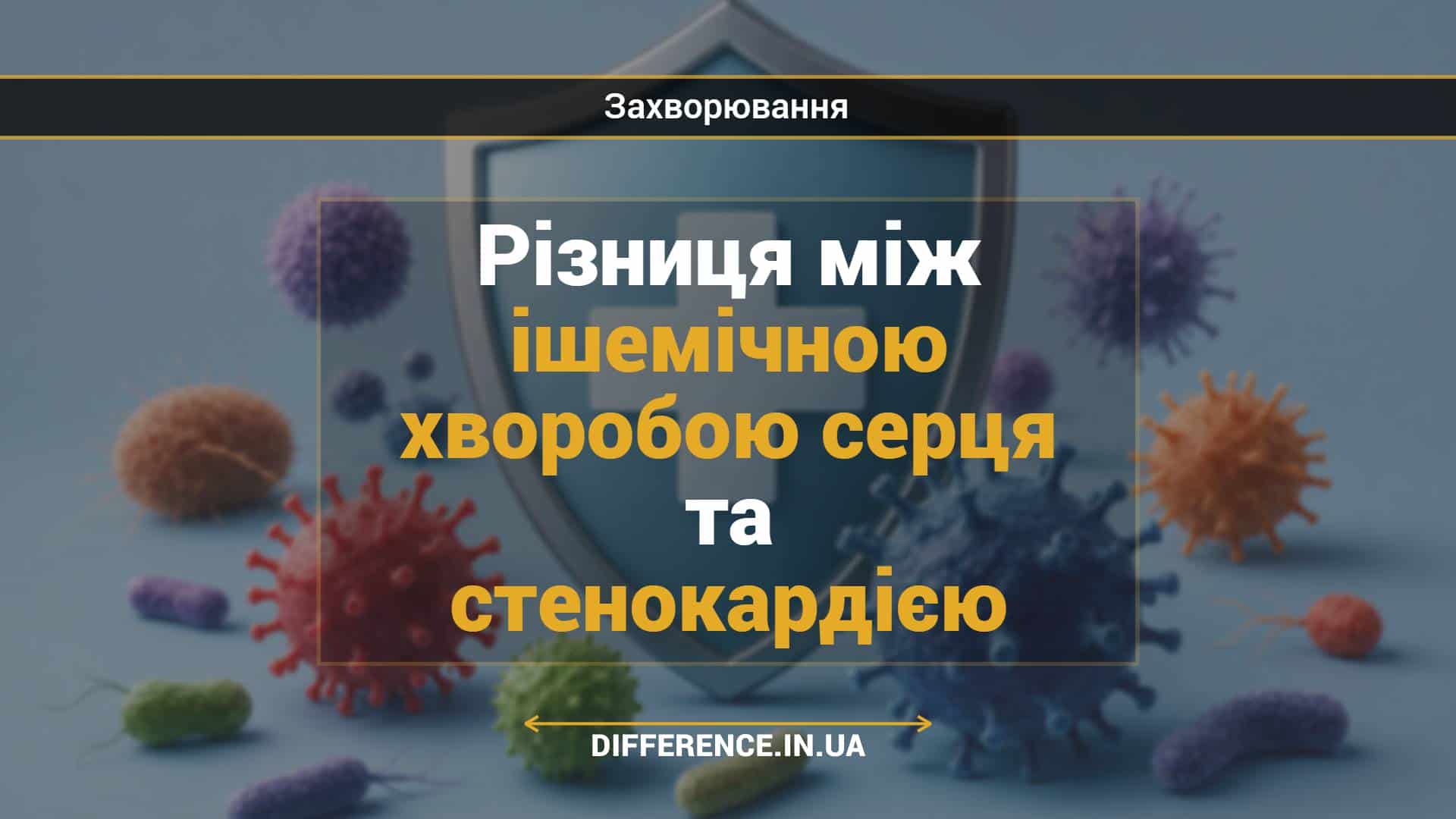 Різниця між ішемічною хворобою серця та стенокардією