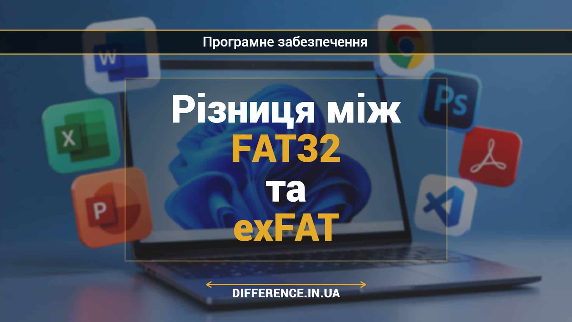 Різниця між FAT32 та exFAT