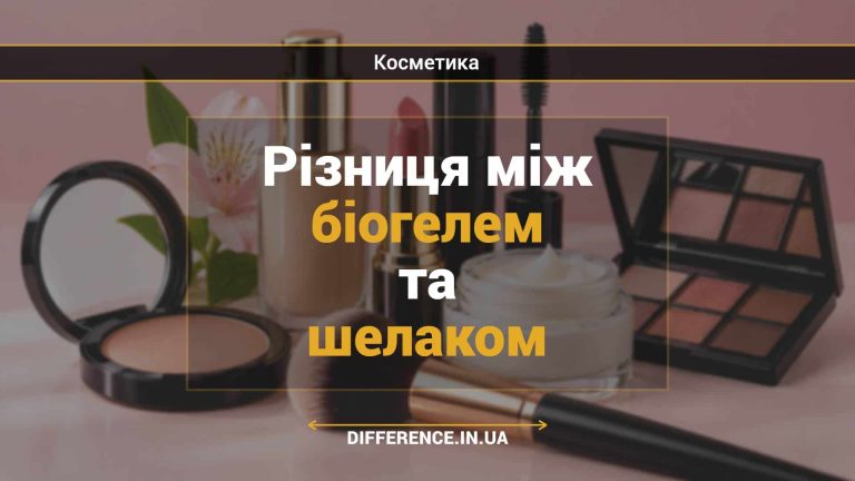 Різниця між біогелем та шелаком