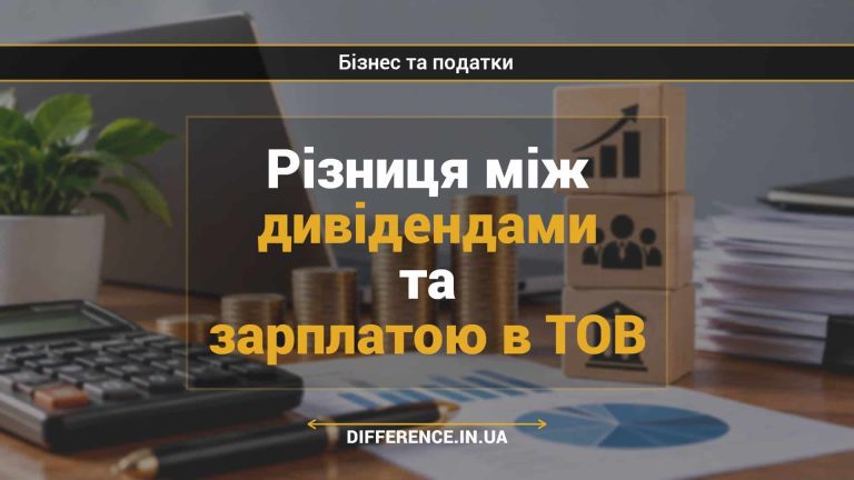 Різниця між дивідендами та зарплатою в ТОВ