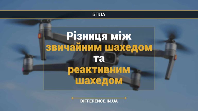 Різниця між звичайним шахедом та реактивним шахедом