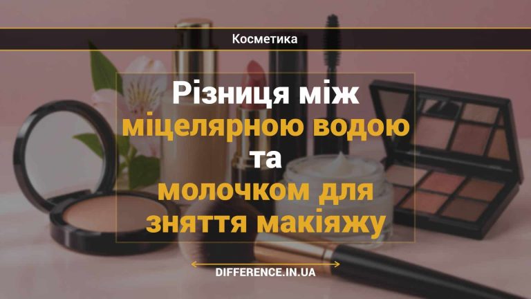 Різниця між міцелярною водою та молочком для зняття макіяжу
