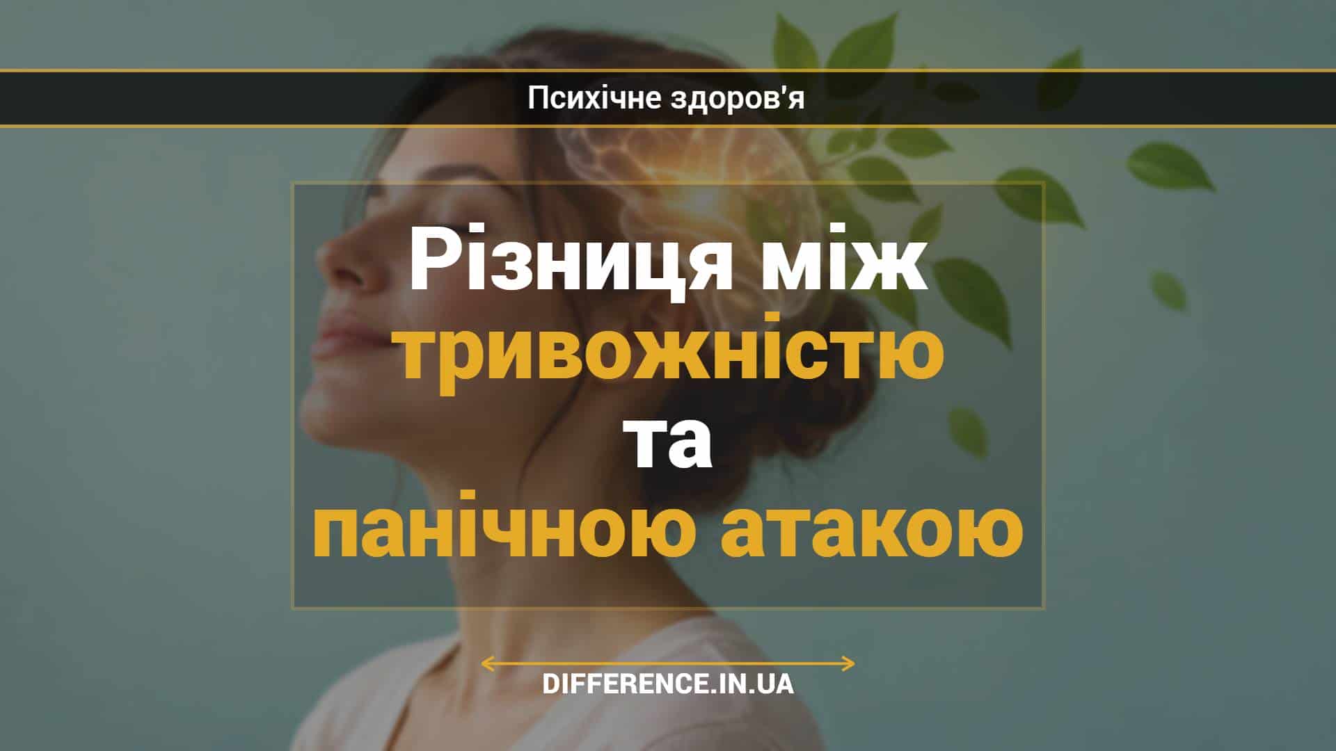 Різниця між тривожністю та панічною атакою