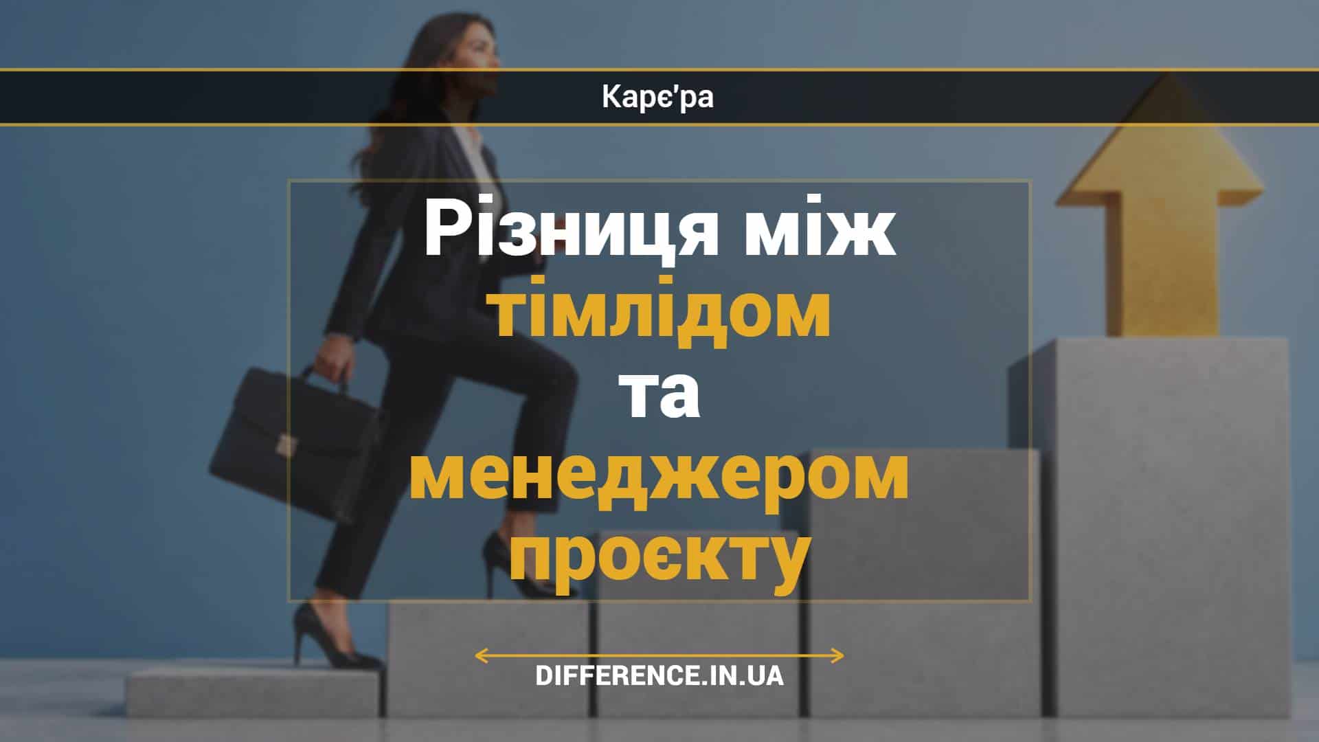 Різниця між тімлідом та менеджером проєкту