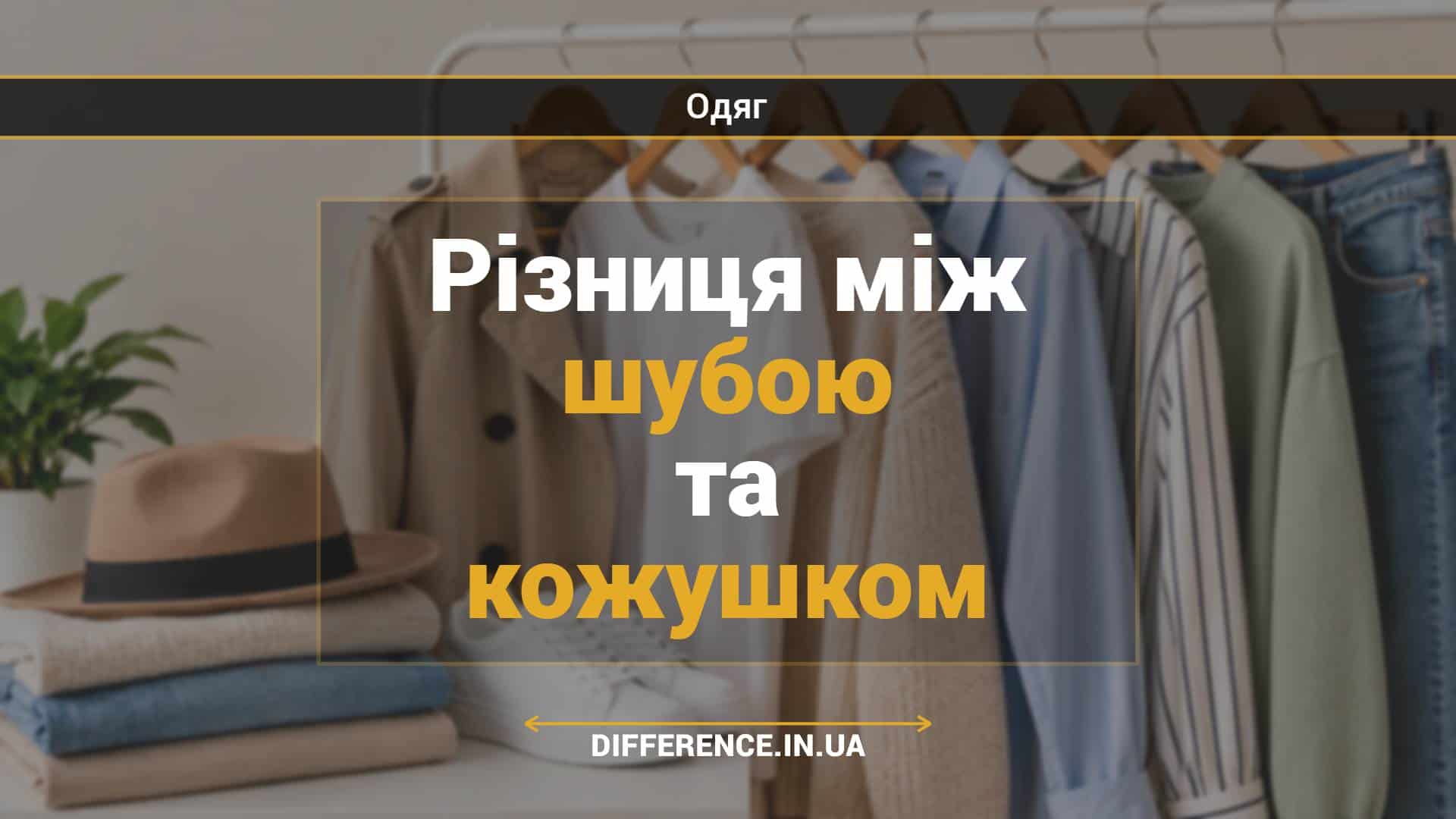 Різниця між шубою та кожушком